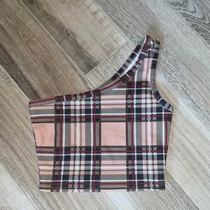 Cutie patootie! One shoulder Crop S